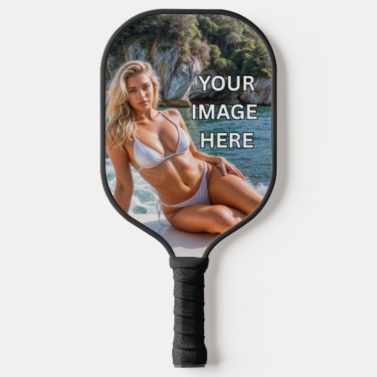 GAME ON! 🏓 Custom Pickleball Paddle – Your Design (Voorkant)