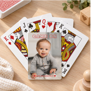 Game On Familie Foto Spelen  Pokerkaarten