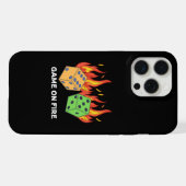 Game on Fire iPhone Hoesje (Achterkant horizontaal)