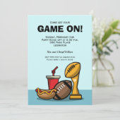 Game On Football Kaart (Staand voorkant)