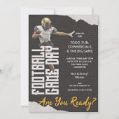 Game On Football Player Zwart Kaart (Voorkant)