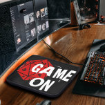 Game On | Fun Black & Red 20 Sided Die Gamer Laptop Sleeve<br><div class="desc">D20-themalaptoptas,  ideale cadeau voor iemand die van magie houdt,  DND (dungeons en draken) en vele andere RPG-tafelspelletjes.</div>