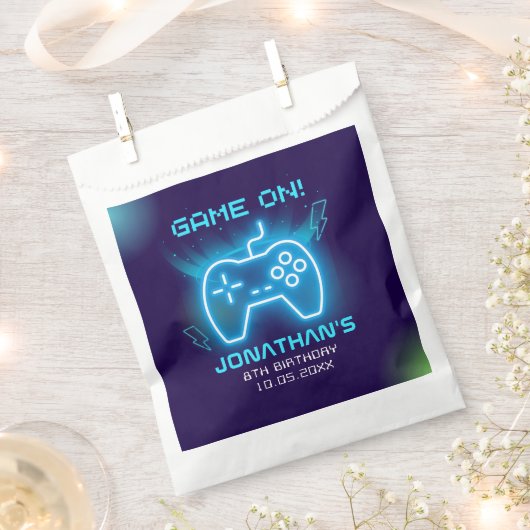 Game on, Funny Birthday Boy  Bedankzakje (Geknipt)
