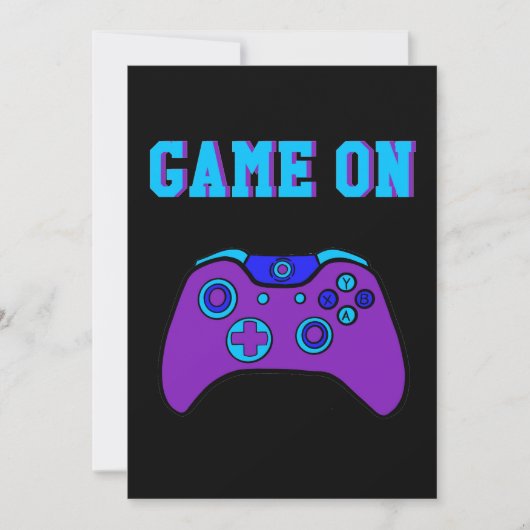 Game On Gamer Party nodigt uit (Voorkant)