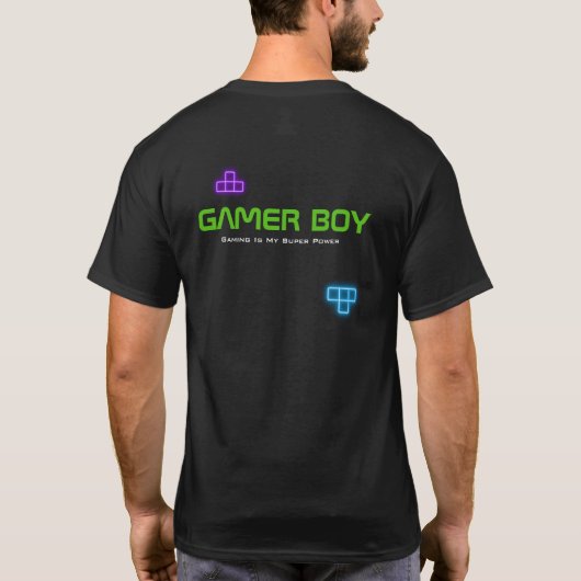 Game on gamer T-Shirt (Achterkant)