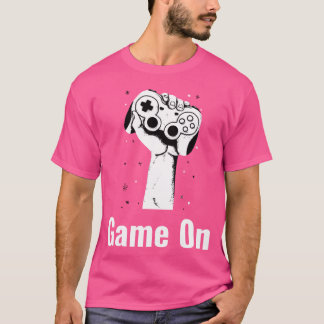 Game On Gamer Videospelcontroller retro T-shirt