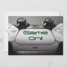 "Game On" Gaming verjaardag Kaart