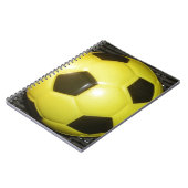Game On! Geel & Zwart Voetbal Notitieboek (Linkerzijde)