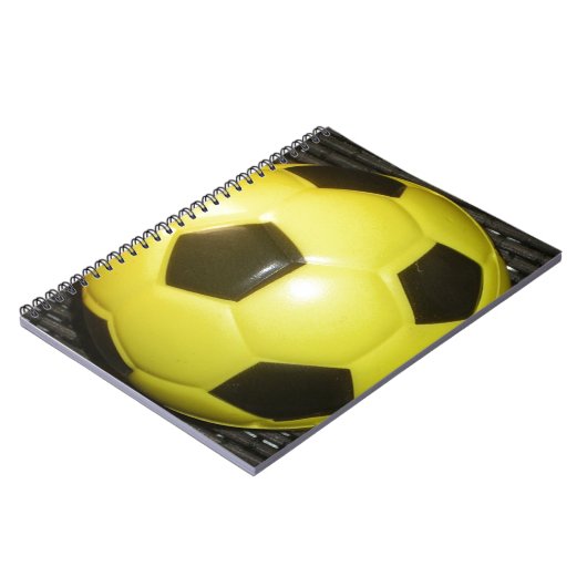 Game On! Geel & Zwart Voetbal Notitieboek (Linkerzijde)