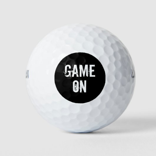 Game on Golf Balls Golfballen (Voorkant)
