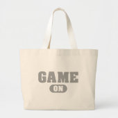 Game on grote tote bag (Voorkant)