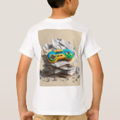 Game On: Handgemaakte video joypad ontwerp T-shirt (Achterkant)