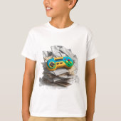 Game On: Handgemaakte video joypad ontwerp T-shirt (Voorkant)