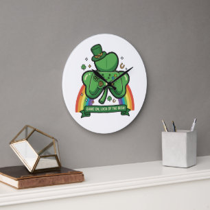 Game On Iers Geluk   St. Patrick's Dag Game Grote Klok