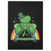Game On Iers Geluk | St. Patrick's Dag Game Klembord (Achterkant)