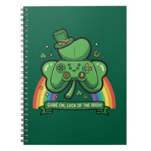 Game On Iers Geluk St. Patrick's Dag Game Notitieboek