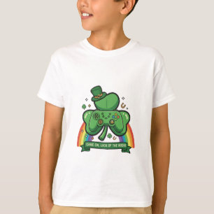Game On Iers Geluk St. Patrick's Dag Game T-shirt