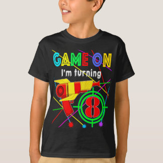 Game On I'm Turning 11 jaar Laser Label Meisje Geb T-shirt