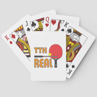 Game-on : kaartspel van TTK-Real Pokerkaarten