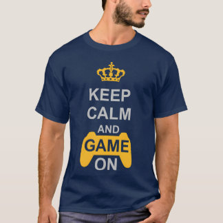 Game On Keep Calm retro T-shirt