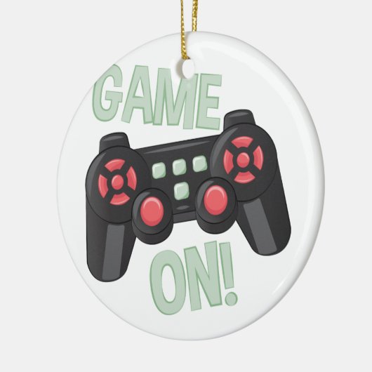 Game On Keramisch Ornament (Links)