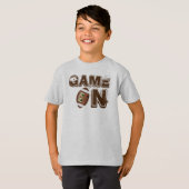 Game On - Kinderen Basic T-Shirt (Voorkant volledig)
