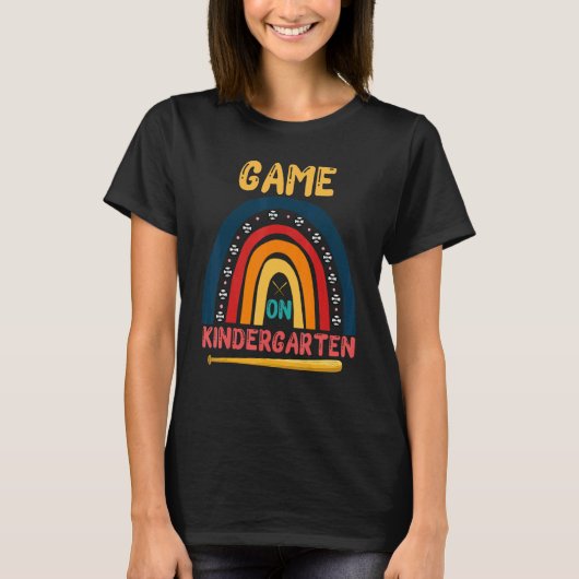 Game On Kindergarten Welcome Back to School T-shirt (Voorkant)