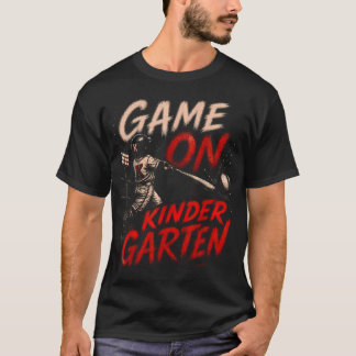 Game On Kleuterschool Honkbal Terug naar School T-shirt