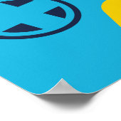 Game On & Level Up Video Game Boy Verjaardag Poster (Hoek)