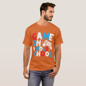Game On Middle School Grade Funny Birthday Gaming  T-shirt (Voorkant volledig)