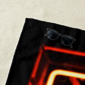 Game On Neon Sign Sportgamer Strandlaken (In situ)