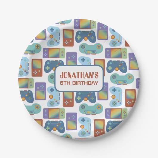 Game On Papieren Bordje (Voorkant)