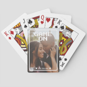 Game On Photo Personated Pokerkaarten