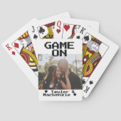 Game On Photo Personated Pokerkaarten (Achterkant)