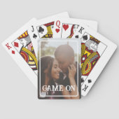 Game On Photo Personated Pokerkaarten (Achterkant)