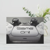 "Game ON!!" PlayStation-feest Kaart (Staand voorkant)