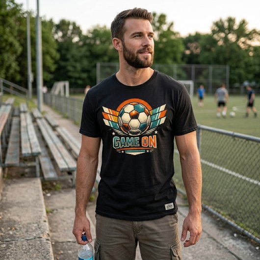 Game On Retro Voetbal T-shirt