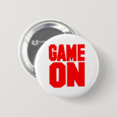 Game on ronde button 5,7 cm (Voorkant /achterkant)