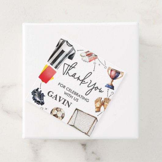 Game On Soccer Birthday Bedankjes Labels (In situ)