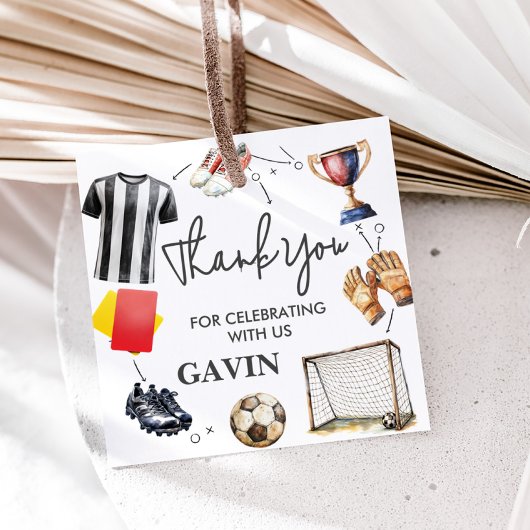 Game On Soccer Birthday Bedankjes Labels
