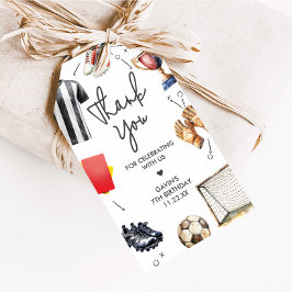 Game On Soccer Birthday Favor Tags Cadeaulabel