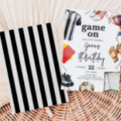 Game On Soccer Birthday Kaart
