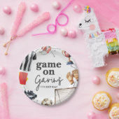 Game On Soccer Birthday Papieren Bordje (Feest)