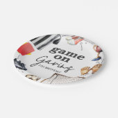 Game On Soccer Birthday Papieren Bordje (Gekanteld)