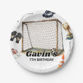 Game On Soccer Birthday Party Favor Tags Papieren Bordje