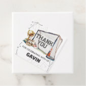 Game On Soccer Boy Birthday Bedankjes Labels (In situ)