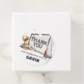 Game On Soccer Boy Birthday Bedankjes Labels (In situ)