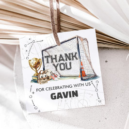 Game On Soccer Boy Birthday Bedankjes Labels