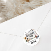 Game On Soccer Boy Birthday Ronde Sticker