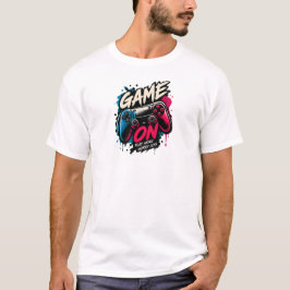 Game On Speel Meer Maak Je Minder Zorgen Kleurrijk T-shirt